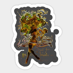 golde dancer Sticker